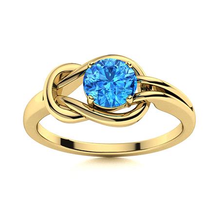 Natural 1.22 CTW Topaz Solitaire Ring 18K Yellow Gold: Natural 1.22 CTW Topaz Solitaire Ring 18K Yellow Gold Manufacturer's Suggested Retail Price: $1320.00 Center Stone: 1 Topaz @ 1.22 ctw Center Stone Color: Blue Center Stone Clarity: AAAA Center Stone 