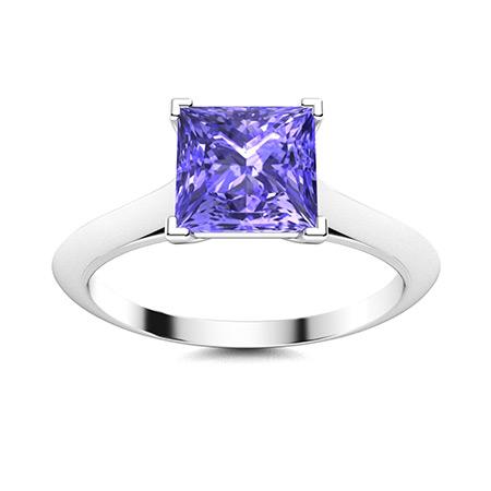 Natural 0.81 CTW Tanzanite Solitaire Ring 18K White: Natural 0.81 CTW Tanzanite Solitaire Ring 18K White Gold Manufacturer's Suggested Retail Price: $2310.00 Center Stone: 1 Tanzanite @ 0.81 ctw Center Stone Color: Royal Blue Center Stone Clarity: AAAA 