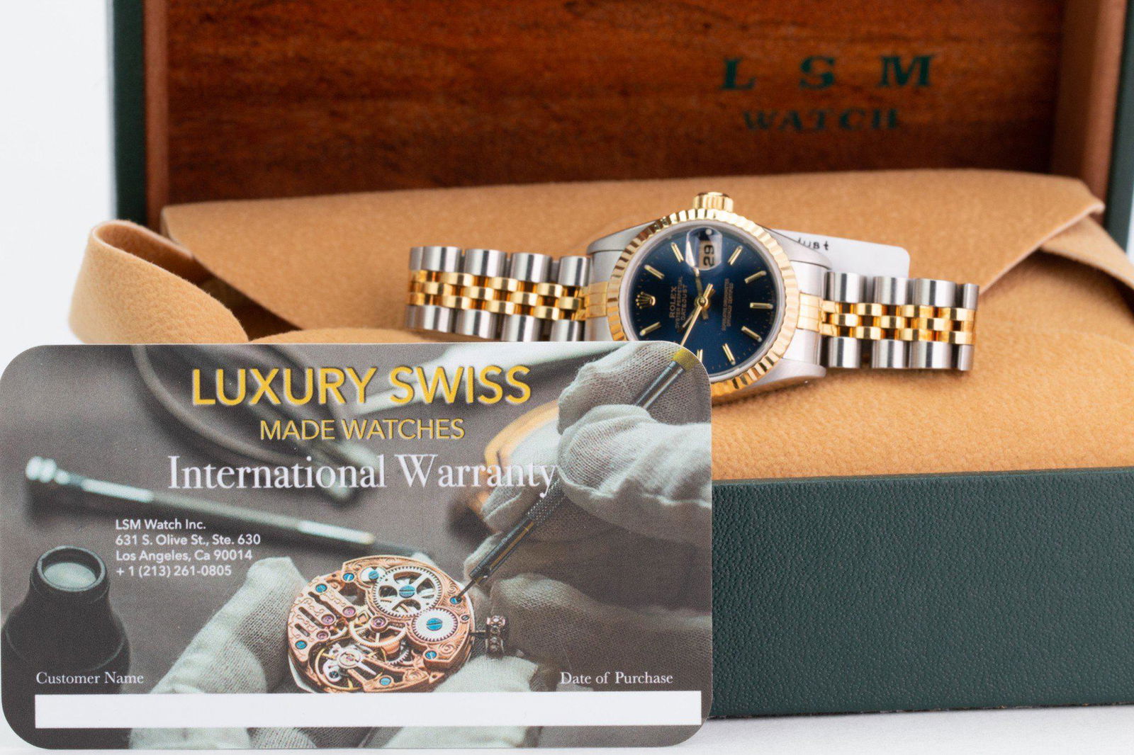 Pre-Owned Rolex Lady Datejust 69173: Excellent Pre-Owned Rolex Lady Datejust 69173 Condition: Excellent Pre-owned Authentic Packaging: Comes with generic watch box Paperwork: Comes with In-house Certificate Subject to Availability due to