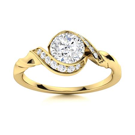 Natural 1.15 CTW Diamond Solitaire Ring 18K Yellow Gold: Natural 1.15 CTW Diamond Solitaire Ring 18K Yellow Gold Manufacturer's Suggested Retail Price: $10020.00 Center Stone: 1 Diamond @ 1.02 ctw Center Stone Color: I-J Center Stone Clarity: I Center Stone