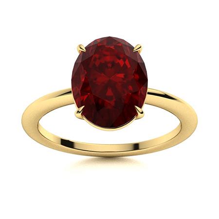 Natural 1.86 CTW Garnet Solitaire Ring 18K Yellow Gold: Natural 1.86 CTW Garnet Solitaire Ring 18K Yellow Gold Manufacturer's Suggested Retail Price: $1620.00 Center Stone: 1 Garnet @ 1.86 ctw Center Stone Color: Red Center Stone Clarity: AAAA Center Stone
