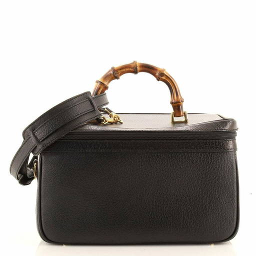 Gucci Vintage Bamboo Vanity Case Leather Medium Oct 08, 2021