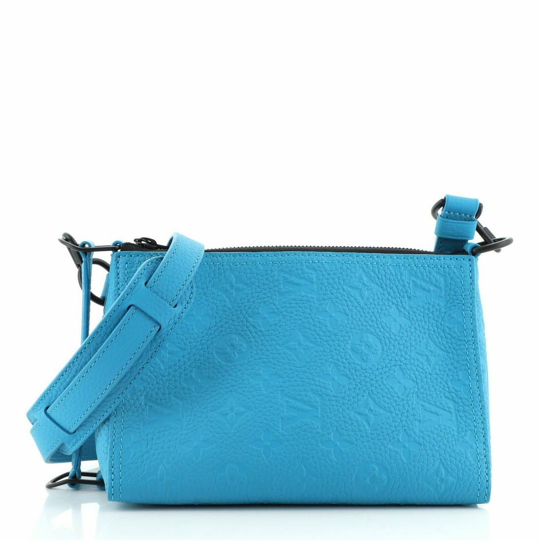 Louis Vuitton Triangle Messenger Monogram Taurillon: Louis Vuitton Triangle Messenger Monogram Taurillon Leather Condition: Pre-owned: An item that has been used or worn previously. See the Consignor’s listing for full details and description of any i