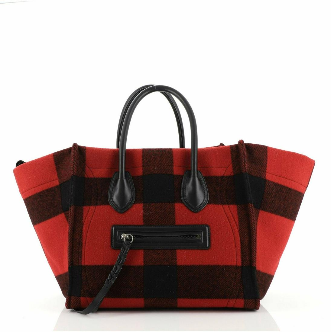 Celine Phantom Bag Printed Felt Medium