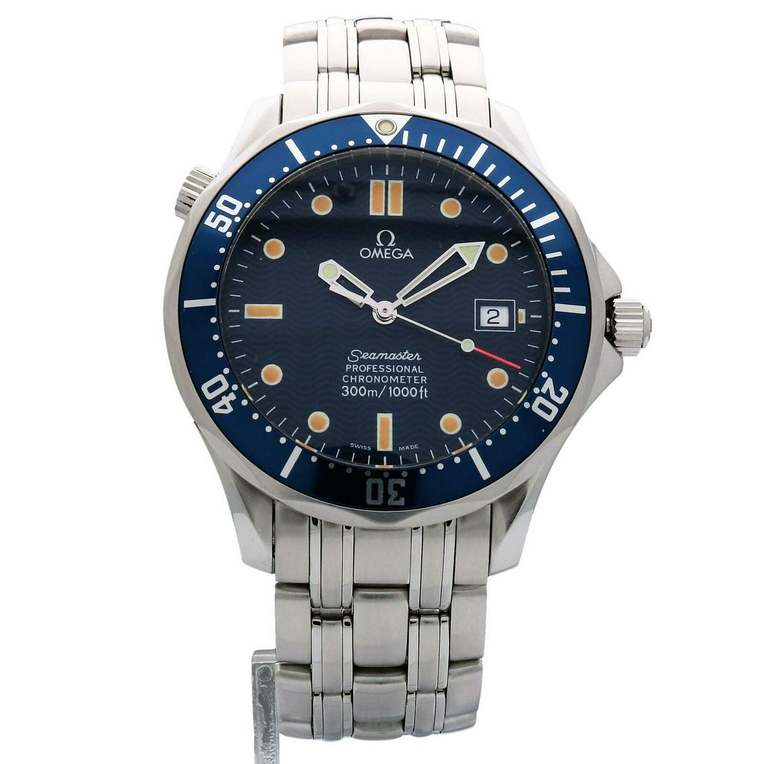 Pre-Owned Omega Seamaster Professional 300M 2531.80: Pre-Owned Omega Seamaster Professional 300M 2531.80 James Bond 41Mm Auto Uh141 Condition: Pre-owned: An item that has been used previously. The item may have some signs of cosmetic wear, but is fully 