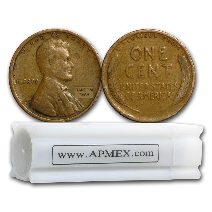 1909-1919 Lincoln Cent 50-Coin Roll Avg Circ: 1909-1919 Lincoln Cent 50-Coin Roll Avg Circ SKU: RBJ98965 Year: Varies Grade: Average Circulated Grade Service: None Denomination: $0.01 Mint Mark: Varies Metal Content: 0 troy oz