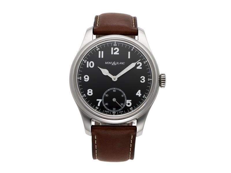 Montblanc 1858 44mm Mens Watch: Montblanc 1858 44mm Mens Watch SKU: RBJWMONT1002DMCR Brand: Montblanc Condition: Pre-Owned Reference: 1858 Size and Fit: Case Diameter: 44 mm Wrist Length: up to 8'' Final Sale: THIS ITE
