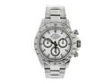 Rolex Stainless Steel Daytona White Dial Watch