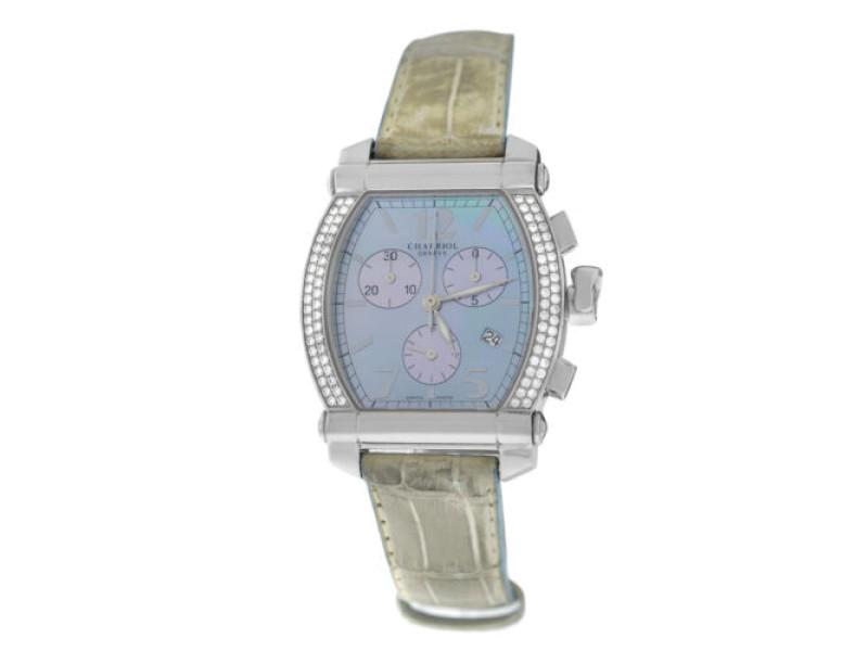 New Ladies Charriol COLVMBVS COLUMBUS 060T Steel MOP: New Ladies Charriol COLVMBVS COLUMBUS 060T Steel MOP Diamond 35MM Quartz Watch SKU: RBJeb20_174341709359-eb20-344878 Condition: Pre-owned Note: Please do not hesitate to ask if you have any questions.