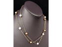 Akoya Pearl Necklace 8.5-8 Mm 36" 14k Gold Women