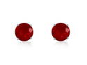 4.5 CTW 14K Solid White Gold Enthusiastic Best Ruby Earrings