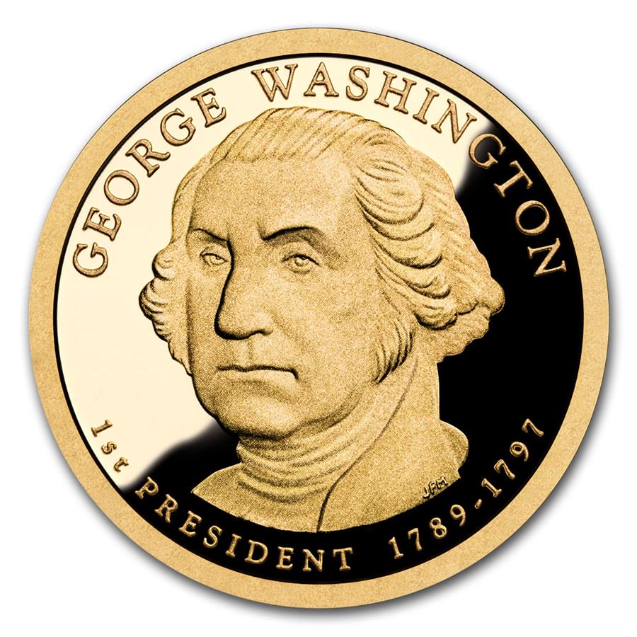 2007-S George Washington Presidential Dollar Proof: 2007-S George Washington Presidential Dollar Proof Product ID: 211918 Year: 2007 Grade: Proof Grade Service: None Denomination: $1.00 Mint Mark: S - San Francisco Metal Content: 0 troy oz