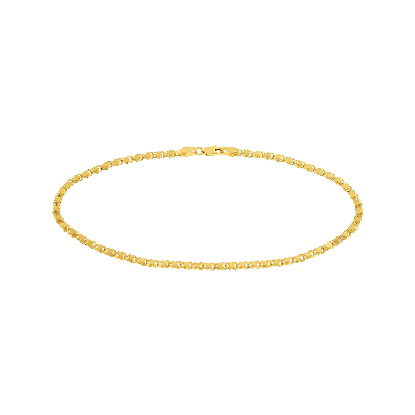 14K Yellow Gold 3mm Mirror Rope Chain - 10 in.: 14K Yellow Gold 3mm Mirror Rope Chain - 10 in. Product ID: RBJ242622 Purity: 14K Finish: Polished Length Of Item: 10in Clasp/Connector: Lobster