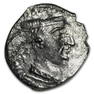 India Silver AR Drachm Western Satraps Nahapana (10-100 AD) VF-AU