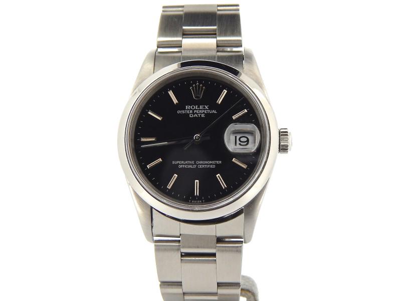 Rolex Date 15200 34mm Mens Watch: Rolex Date 15200 34mm Mens Watch SKU: RBJT643650NMT-07811 Brand: Rolex Condition: Pre-Owned Model: Date Reference: 15200 More Details: SpecificationsBrand: RolexModel Name: DateModel No.: 15200Gen