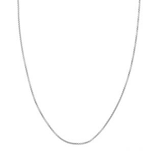 14K White Gold 1.8 mm Box Chain w/ Lobster Clasp - 20 in.: 14K White Gold 1.8 mm Box Chain w/ Lobster Clasp - 20 in. Product ID: RBJ239257 Metal: Gold Purity: 14K Finish: Polished Length Of Item: 20in Chain Type: Box Chain Width: 1.8mm 