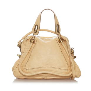 Chloe Paraty Leather Satchel: Chloe Paraty Leather Satchel Condition Quality: Fair Color: Brown Height: 9.5 in. Length: 12 in. Material: Calf Width: 5.25 in. Item Condition: Pre Owned SKU: SHG-27438 