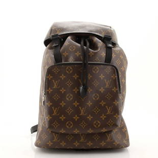 Louis Vuitton Zack Backpack Macassar Monogram Canvas: Louis Vuitton Zack Backpack Macassar Monogram Canvas Exterior Color: Brown Interior Color: Red Exterior Material: Canvas Coated Interior Material: Fabric Hardware Color: Silver 