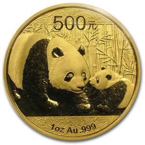 2011 China 1 oz Gold Panda BU (Sealed)