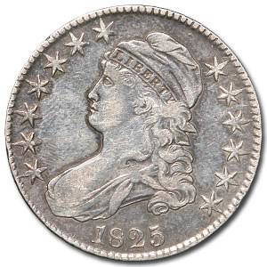 1825 Bust Half Dollar XF Details (Cleaned): 1825 Bust Half Dollar XF Details (Cleaned) Product ID: RBG36194 Year: 1825 Grade: Extra Fine Grade Service: None Denomination: $0.50 Mint Mark: P - Philadelphia (Not Shown) Metal