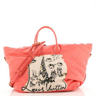 Louis Vuitton Nouvelle Vague Handbag Monogram Nylon: Louis Vuitton Nouvelle Vague Handbag Monogram Nylon Exterior Color: Pink Interior Color: Pink Exterior Material: Nylon Interior Material: Nylon Hardware Color: Gold, Aged Silver 