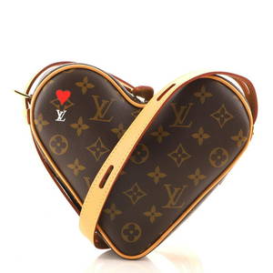 Louis Vuitton Coeur Handbag Limited Edition Game On Monogram Canvas