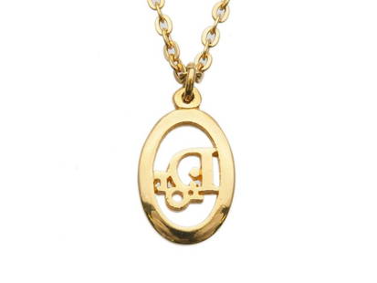 Authentic Christian Dior Logo Necklace Pendant Gold Used F/S: Authentic Christian Dior Logo Necklace Pendant Gold Used F/S SKU: RBJ185277359100-E Brand: Christian Dior Condition: Pre-Owned Model: 185277359100-E Note: All Sales are final. Need