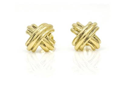 Tiffany & Co. Signature X Earrings In 18k Yellow Gold Medium: Tiffany & Co. Signature X Earrings In 18k Yellow Gold Medium SKU: RBJ203747226044-E Brand: Tiffany & Co. Condition: Pre-Owned Model: 203747226044-E Note: All Sales are final. Need