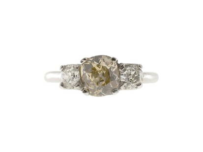 Platinum 2.24ct Diamond Ring: Platinum 2.24ct Diamond Ring SKU: RBJ382-351-4577-01C9A Condition: Pre-Owned Metal: Platinum Stone: Diamond Size and Fit: Ring Size: 7.75, Width at Top: 7.4mm, Width at Bottom: 1.8mm 