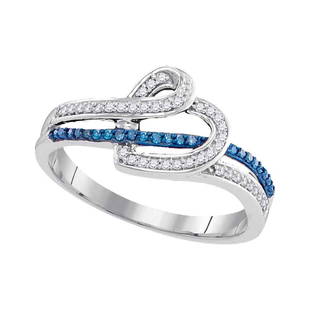 10kt White Gold Womens Round Blue Color Enhanced Diamond Heart Ring 1/5 Cttw: 10kt White Gold Womens Round Blue Color Enhanced Diamond Heart Ring 1/5 Cttw Metal Type10kt White Gold Item Number99338 StyleHeartRing SizeRing size selectableCarats Total Weight *1/5