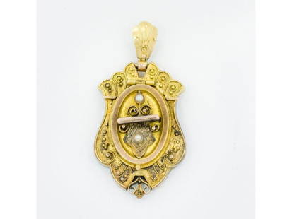 Vintage 18K Yellow Gold Pearls Detailed Pendant Locket 8.3 Grams: Vintage 18K Yellow Gold Pearls Detailed Pendant Locket 8.3 Grams SKU: RBJ191847472830-E Brand: Other Condition: Pre-Owned Metal: Yellow Gold Stone: Gemstone Model: 191847472830-E 