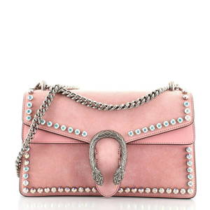 Gucci Dionysus Bag Crystal Embellished Suede Small