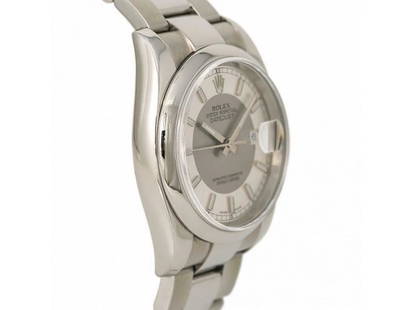 Rolex Datejust Mens Automatic Stainless Watch W/Papers Silver Dial 36mm: Rolex Datejust Mens Automatic Stainless Watch W/Papers Silver Dial 36mm SKU: RBJ203734284326-E Brand: Rolex Condition: Pre-Owned Model: Datejust Note: All Sales are final. Need more