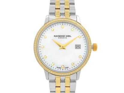 Raymond Weil Toccata Two-Tone Steel MOP Dial Quartz Ladies Watch 5988-SPS-97081: Raymond Weil Toccata Two-Tone Steel MOP Dial Quartz Ladies Watch 5988-SPS-97081 SKU: RBJ133760776135-E Brand: Raymond Weil Condition: Never Worn Model: Raymond Weil Toccata Note: All