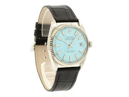 Vintage ROLEX Oyster Perpetual DateJust 36mm AQUA Luminescent Dial Steel Watch: Vintage ROLEX Oyster Perpetual DateJust 36mm AQUA Luminescent Dial Steel Watch SKU: RBJ174568044931-E Brand: Rolex Condition: Pre-Owned Model: Rolex Oyster Perpetual Note: All Sales