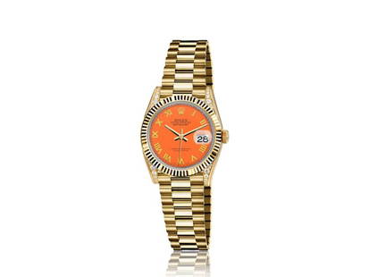 Rolex President 6917 26mm Womens Watch: Rolex President 6917 26mm Womens Watch SKU: RBJ37219-E21A8 Brand: Rolex Condition: Pre-Owned Model: President Reference: 6917 Size and Fit: Case Diameter: 26mm Case Thickness: