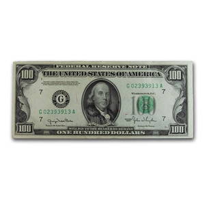 1950s $100 FRN CU (District of Our Choice)