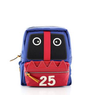 Gucci Childrens Car Backpack Nylon with Applique: Gucci Childrens Car Backpack Nylon with Applique Exterior Color: Blue Interior Color: Red Exterior Material: Nylon Interior Material: Nylon Hardware Color: Silver Accessories: Dust