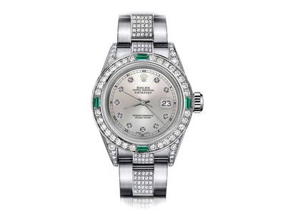 Rolex Diamond Datejust 31mm Womens Watch: Rolex Diamond Datejust 31mm Womens Watch SKU: RBJ13760-E21A8 Brand: Rolex Condition: Never Worn Model: Datejust Reference: 178274 Size and Fit: Case Size: 31mm, Wrist Size: 7in Final Sale: