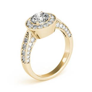 Natural 2.75 CTW Diamond Engagement Ring 14K Yellow Gold: Natural 2.75 CTW Diamond Engagement Ring 14K Yellow Gold Category: Yellow Gold Engagement Rings Style: Runway Vintage Halo Audience: For Women Ring Resizable: Yes Metal Type: 14K