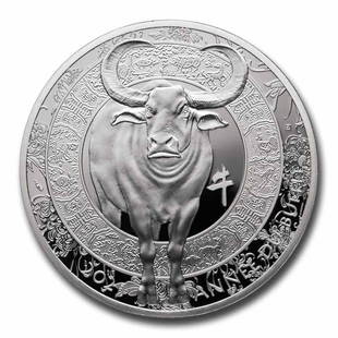 2021 France Silver 10 Year of the Ox Proof (Lunar Series): 2021 France Silver 10 Year of the Ox Proof (Lunar Series) Product ID: 219755 Year: 2021 Grade: Proof Grade Service: None Denomination: 10 Euros Mint Mark: Not Shown Metal Content: 0.7131 troy