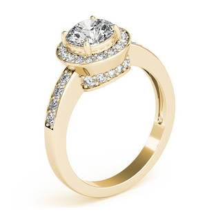Natural 1.68 CTW Diamond Engagement Ring 14K Yellow Gold: Natural 1.68 CTW Diamond Engagement Ring 14K Yellow Gold Category: Yellow Gold Engagement Rings Style: Dual Layer Halo Audience: For Women Ring Resizable: Yes Metal Type: 14K Yellow