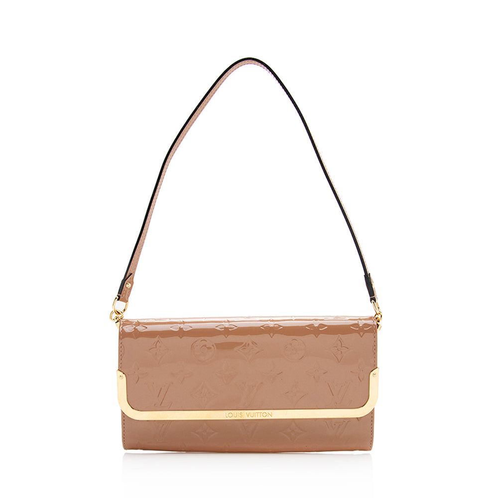 Louis Vuitton Monogram Vernis Rossmore MM Shoulder Bag: Louis Vuitton Monogram Vernis Rossmore MM Shoulder Bag Condition Quality: Good Color: Beige/Pink Height: 5.5 in. Length: 9 in. Material: Vernis Leather Width: 1 in. Item Condition: Pre Ow