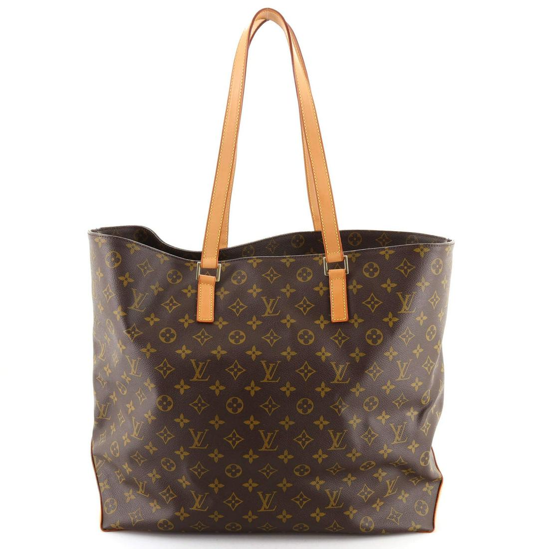 Louis Vuitton Cabas Alto Monogram Canvas: Louis Vuitton Cabas Alto Monogram Canvas CLAIR CODE: HB.LV.CA.MNCA Item No: 125209/358 Brand Code: AR0092 SIZE AND FIT: 16"W x 14"H x 6.5"D, 11" handle drop Exterior Color: Brown Interior Color: B
