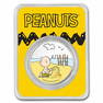 Peanuts Charlie Brown Builds a Sandcastle 1 oz Colorized Silver