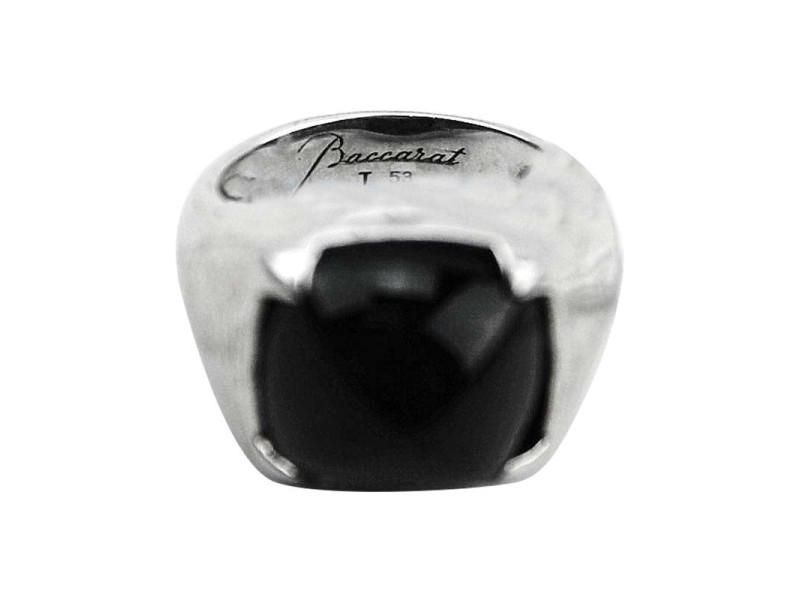 Baccarat Jewelry 925 Sterling Silver Medicis Onyx Ring: Baccarat Jewelry 925 Sterling Silver Medicis Onyx Ring Product Code: 190535668071-E Condition: Never Worn Metal: Sterling Silver Stone: Onyx Size and Fit: Stone: 1" Tall X 1/2" Square Stone, Ring Size
