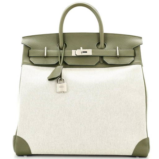 Vert Anis Birkin 40cm in Taurillon Clemence Leather with Palladium