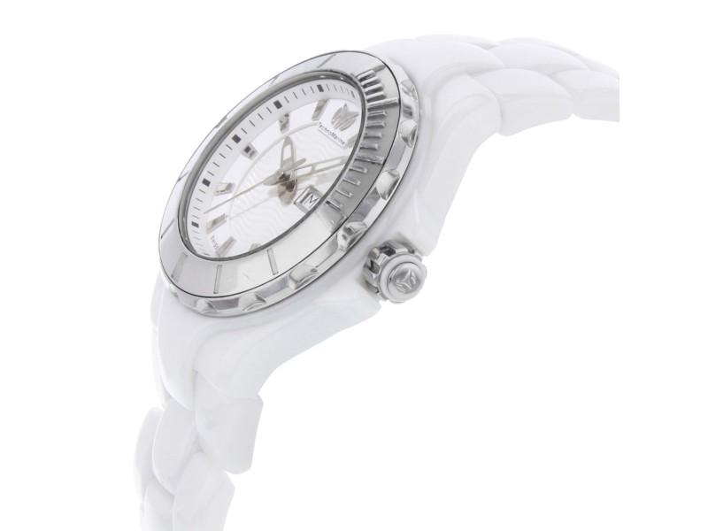 Technomarine Cruise White Dial Ceramic Day Date Steel Ladies Watch 110022C: Technomarine Cruise White Dial Ceramic Day Date Steel Ladies Watch 110022C Product Code: 154108784550-E Brand: TechnoMarine Condition: Pre-Owned Model: 110022C Item Specifics:Band Color: WhiteBand Mat