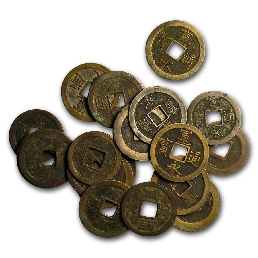 Japan Tokugawa Shogunate AE Kanei Tsuho (1668-1700 AD) Avg Circ: Japan Tokugawa Shogunate AE Kanei Tsuho (1668-1700 AD) Avg Circ SKU: RBJ201314 Year: 1668-1700 AD Grade: Average Circulated Grade Service: None Denomination: Mon Mint Mark: Not Shown Meta