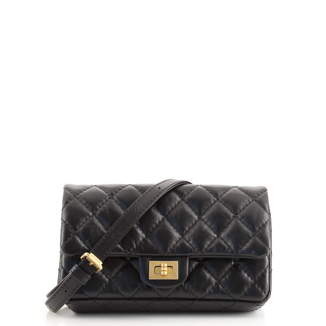 Chanel Reissue 2.55 Belt Bag Quilted Aged Calfskin